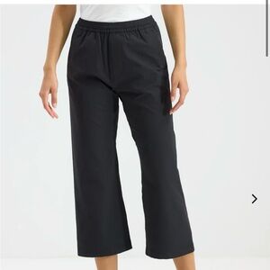 Outdoor Voices Black Wide Leg Pants